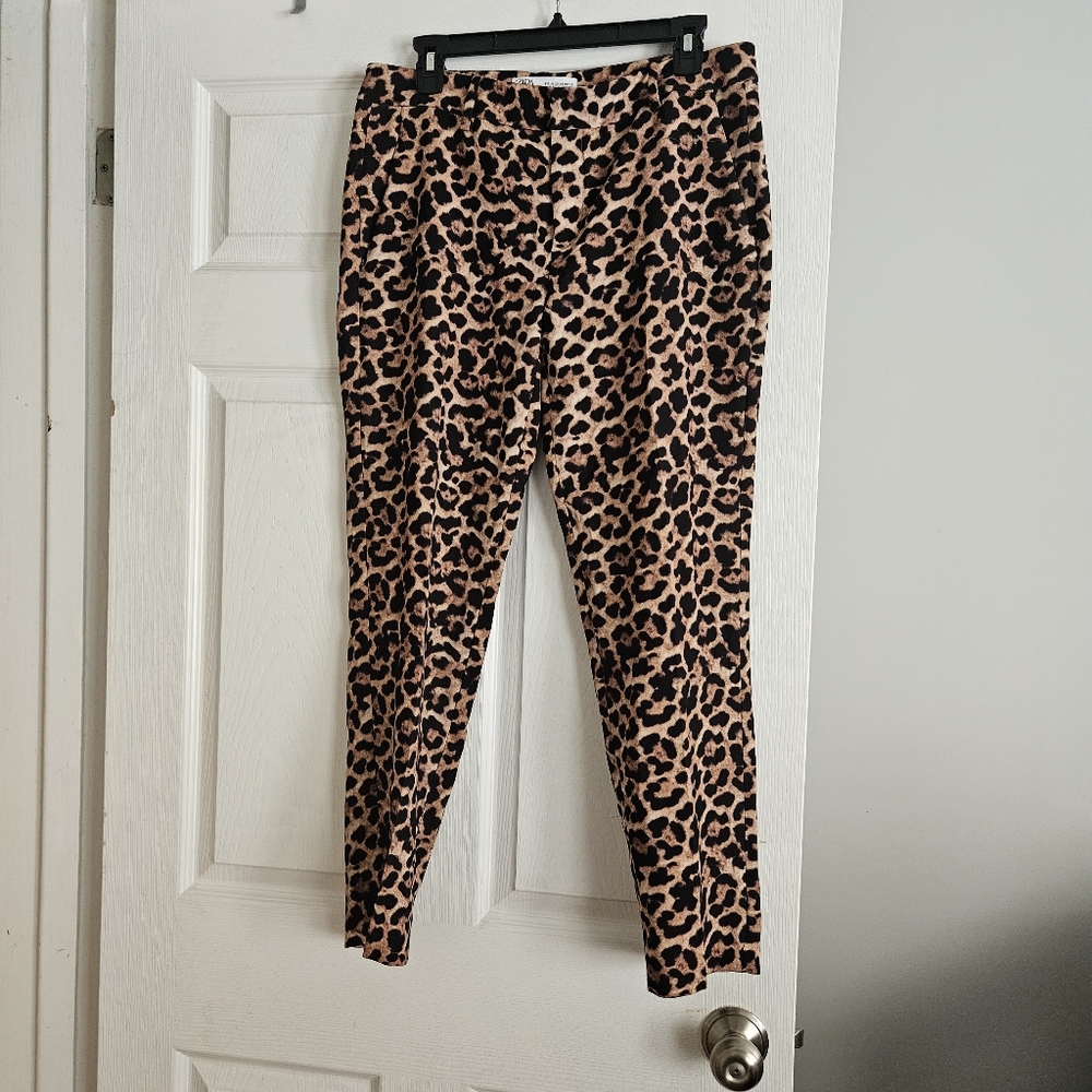 Zara Animal Print Trousers